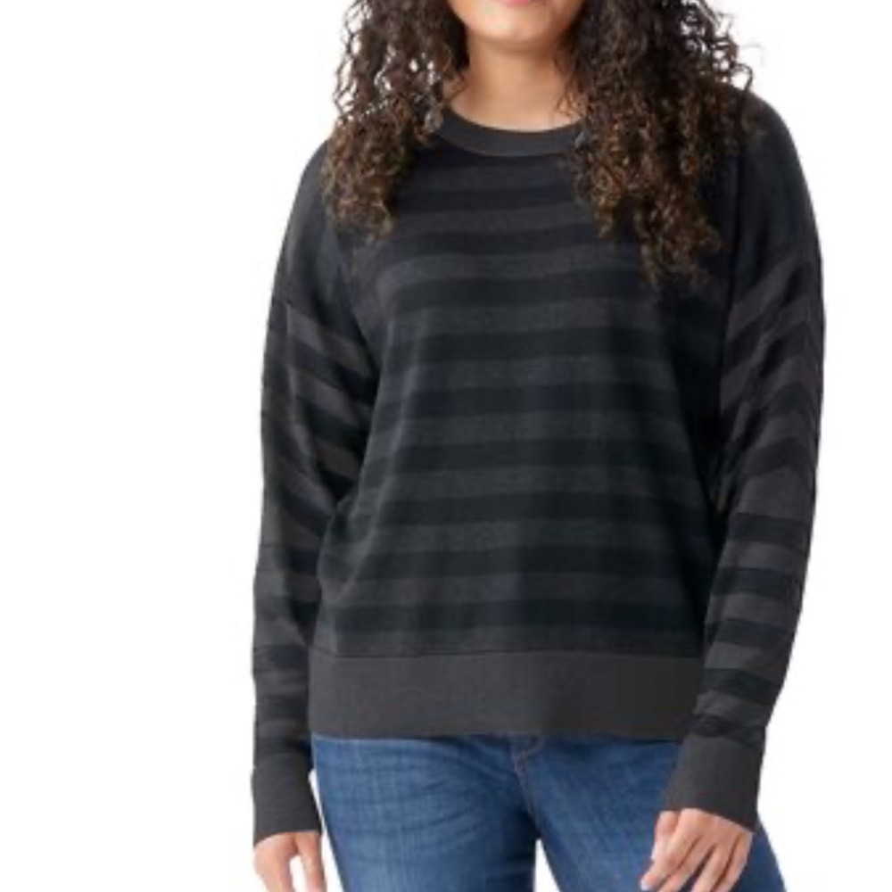 Smartwool NWT SZ XS the Wedgwood BF Black Crew Neck Sweater
